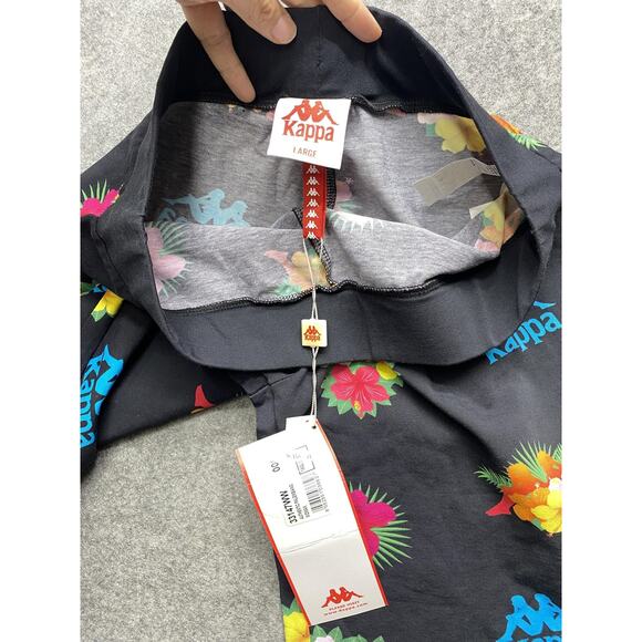 Kappa Shorts Womens Large Multicolor Hawaiian Floral Compression Skin Fit Waist - Picture 8 of 13